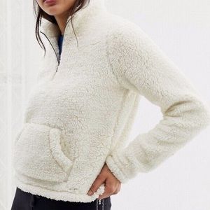 Sherpa Quarter-Zip Sweatshirt